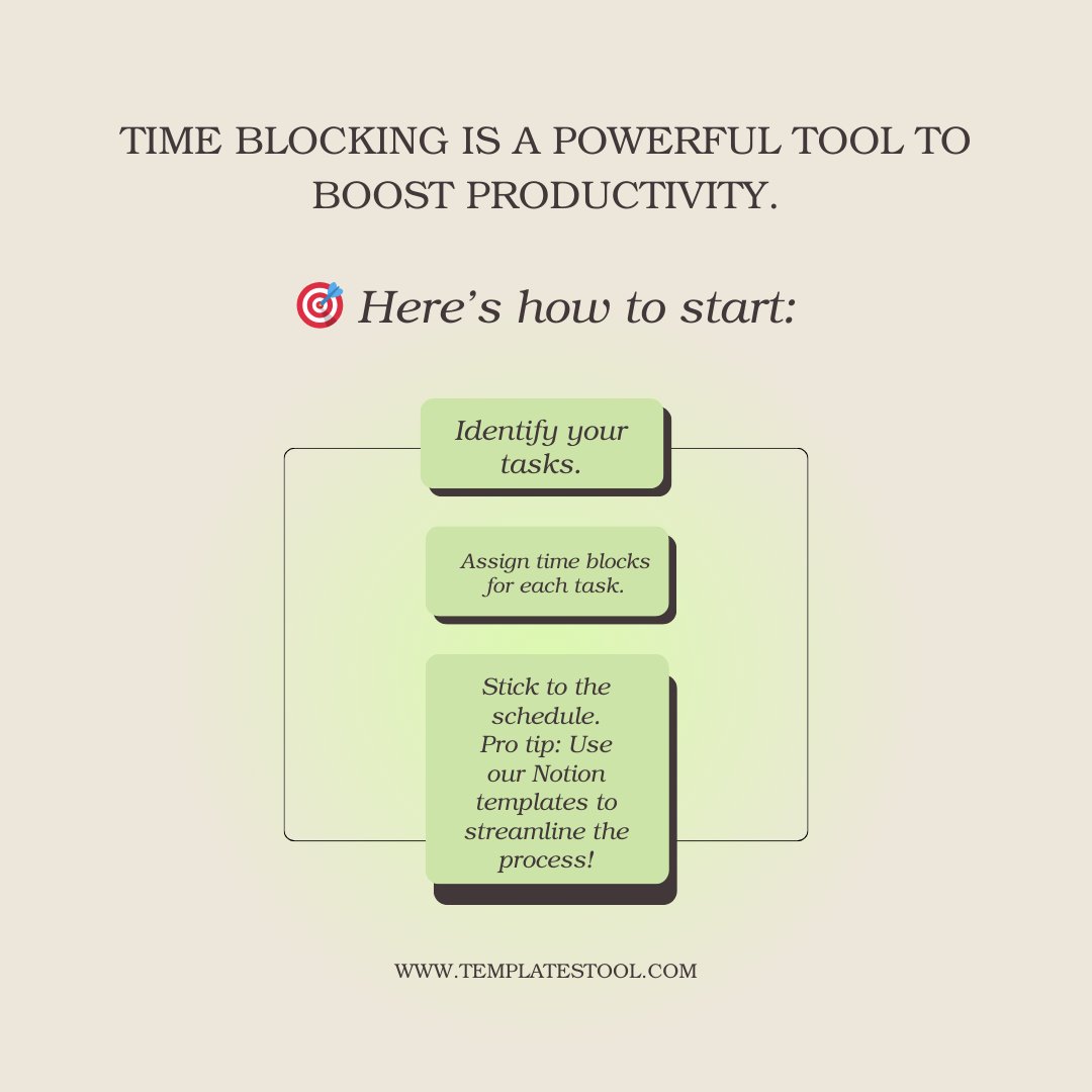 TimeOptimze's tweet photo. Stop letting distractions take over your day! Learn how to master time blocking and reclaim your time. ⏰ Start today! #TimeBlocking #BoostProductivity #OrganizedLife #TimeManagementTools #GetThingsDone https://t.co/OP3HmKu23t