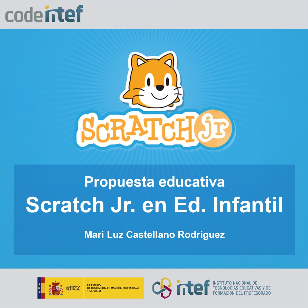 educaINTEF's tweet photo. 🎯 Saca el máximo partido a Scratch Jr. con tu alumnado de Ed. Infantil

👁‍🗨 Echa un vistazo a la siguiente propuesta de M. Luz Castellano y ayuda a tu alumnado a crear historias interactivas a través de la programación por bloques

👉 https://t.co/P6cuR2N5mo https://t.co/DQPyXNCOT0