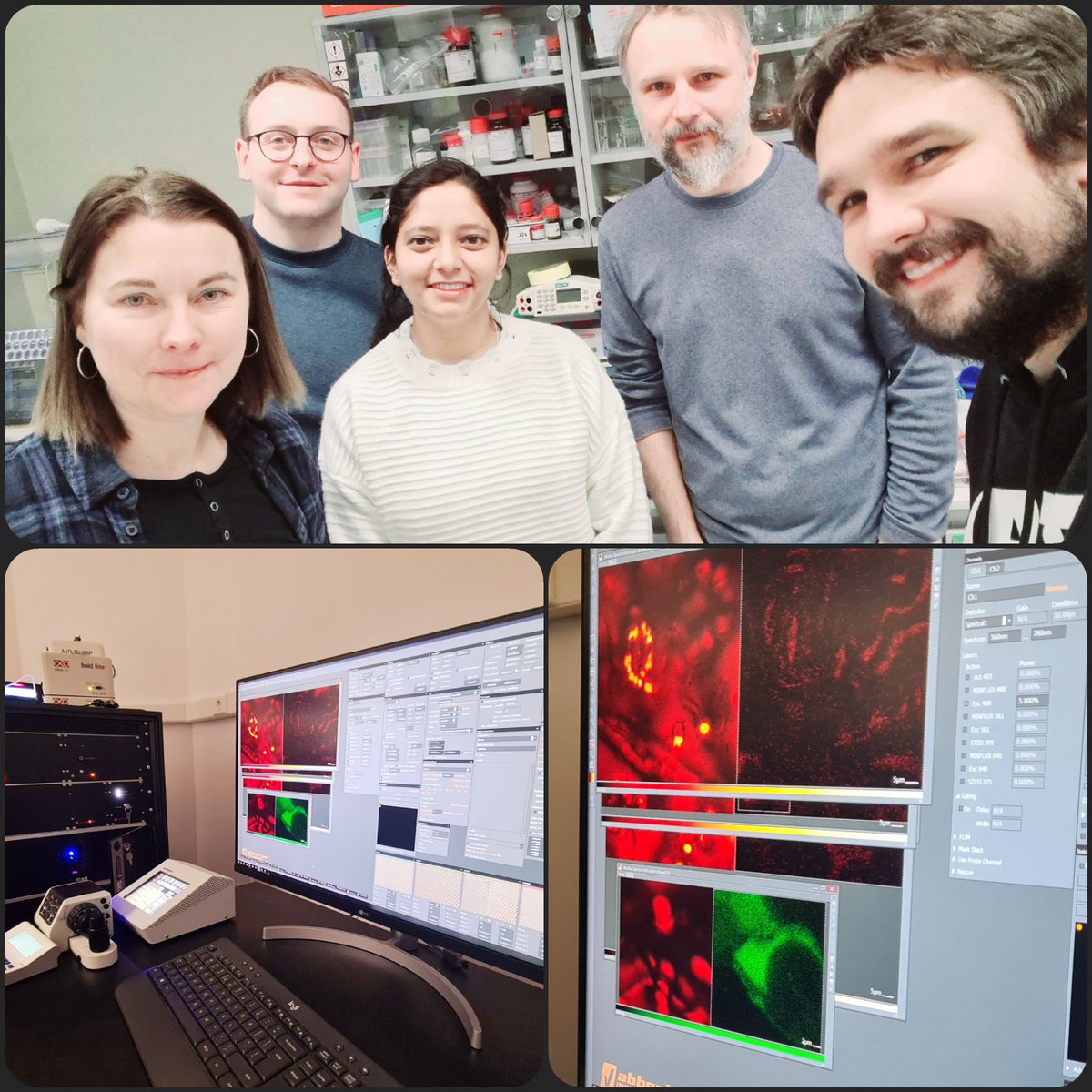 A very interesting day and still a few hours to go🙂
We have a new team member. <a href="/DikshaJasr68791/">diksha Jasrotia</a> - welcome to our lab!🙂👋
Moreover,we started the search for a signal from microcosm🦠🍀-from inside of cells in our samples,in cooperation with IBCH
We hope for interesting results!