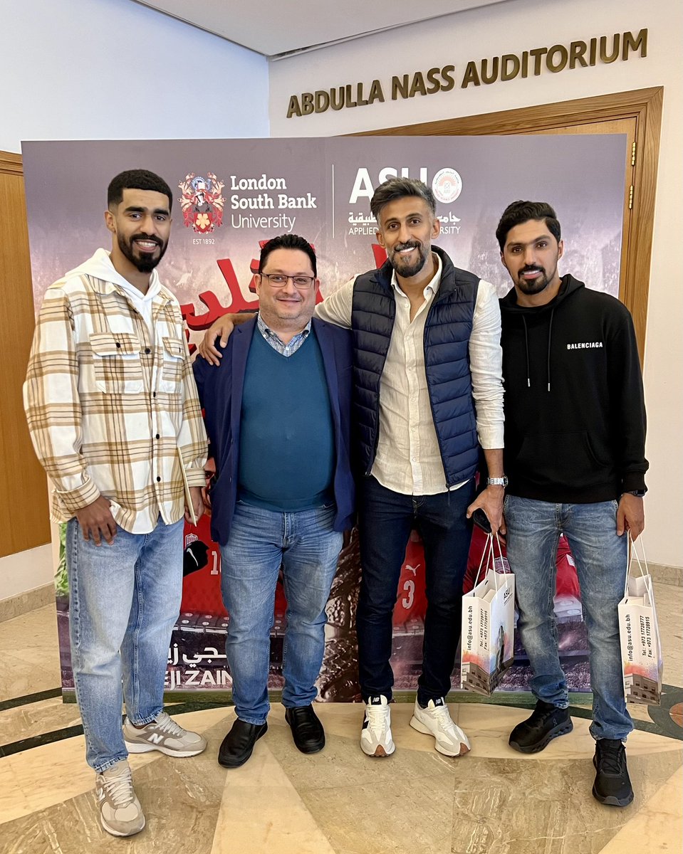 MohamadAlHamami's tweet image. With the champions our beloved students and graduates 🏆🥇🇧🇭

Ismmaeel Abdullatif

Abdulwahab AlMalood

Abdulla AlKhulasi

#Applied_Science_University #Bahrain #ASU_BH #M_AlHamami