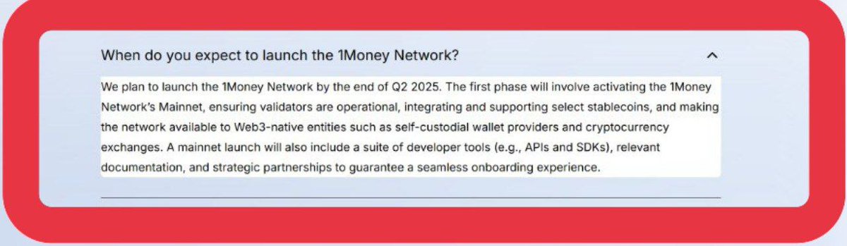 Okpara081's tweet photo. Join @1MoneyNetwork Waitlist.
-Cost $0.
-Raised $20M.
What's @1MoneyNetwork ?.
#1Money Network is a Layer 1 blockchain purpose-built for stablecoin payments.
-Visit https://t.co/dKdknyogZQ
-Enter your mail & click on join waitlist.
"We plan to launch the 1Money Network by the end of Q2 2025".
Retweet for others.