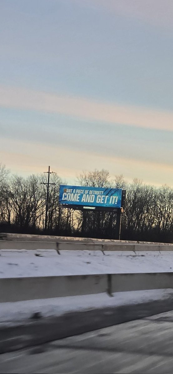 the_reedus's tweet photo. @evanfoxy billboard off m14 today headed into the D https://t.co/f2yZ5Tx9C2