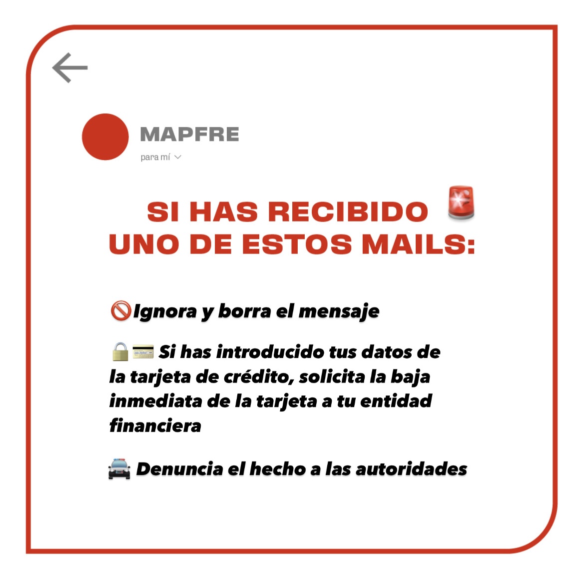 🚨 ¡Alerta de fraude! 🚨
Prometen premios a cambio de encuestas, pero buscan los datos de tu tarjeta de crédito. Ignora y borra el mensaje. Si diste tus datos, cancela tu tarjeta y denuncia a las autoridades. 🚔#Seguridad #Fraude