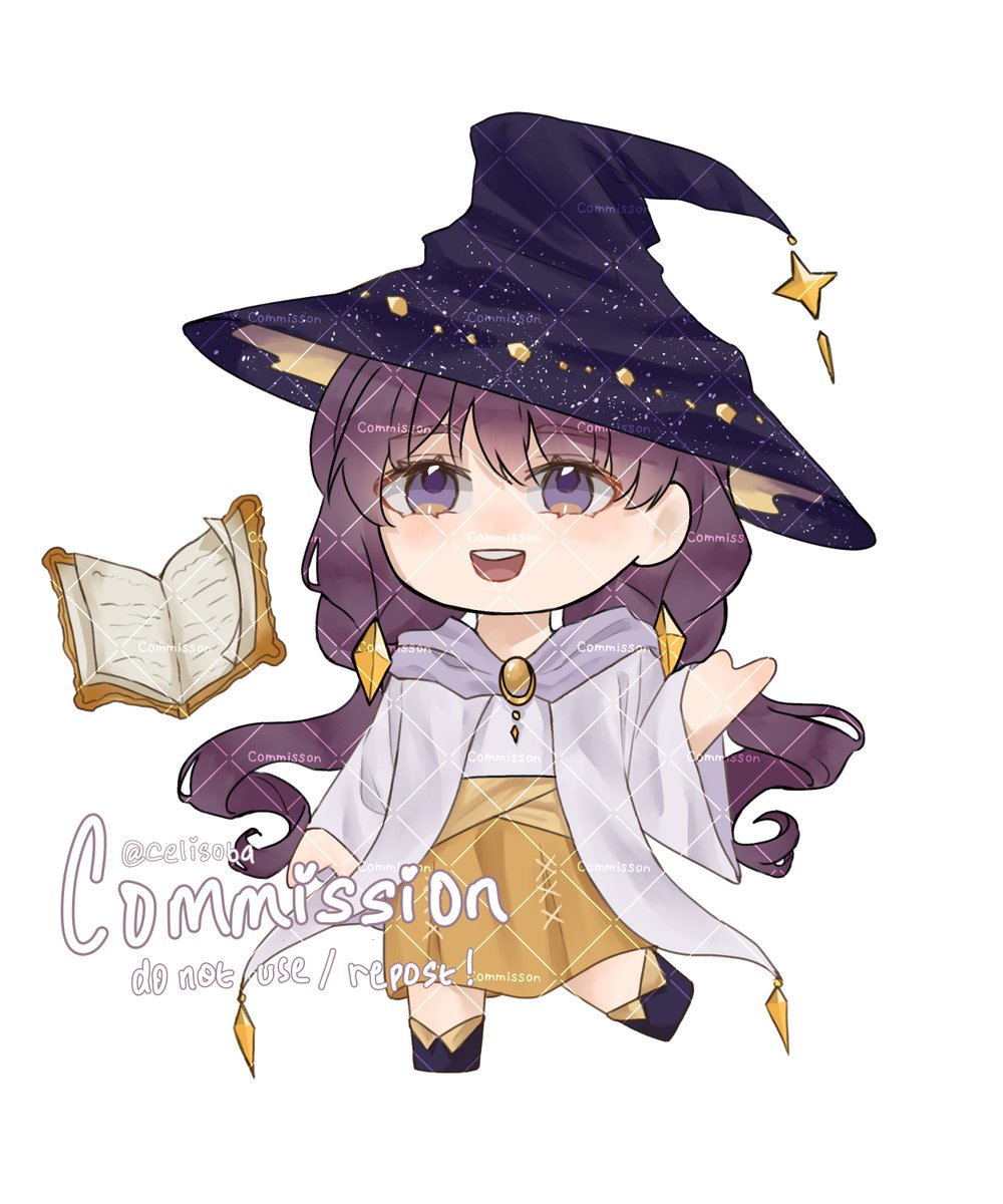 [Commission Result] 
Thank you so much for commissioning me! 🔮💛