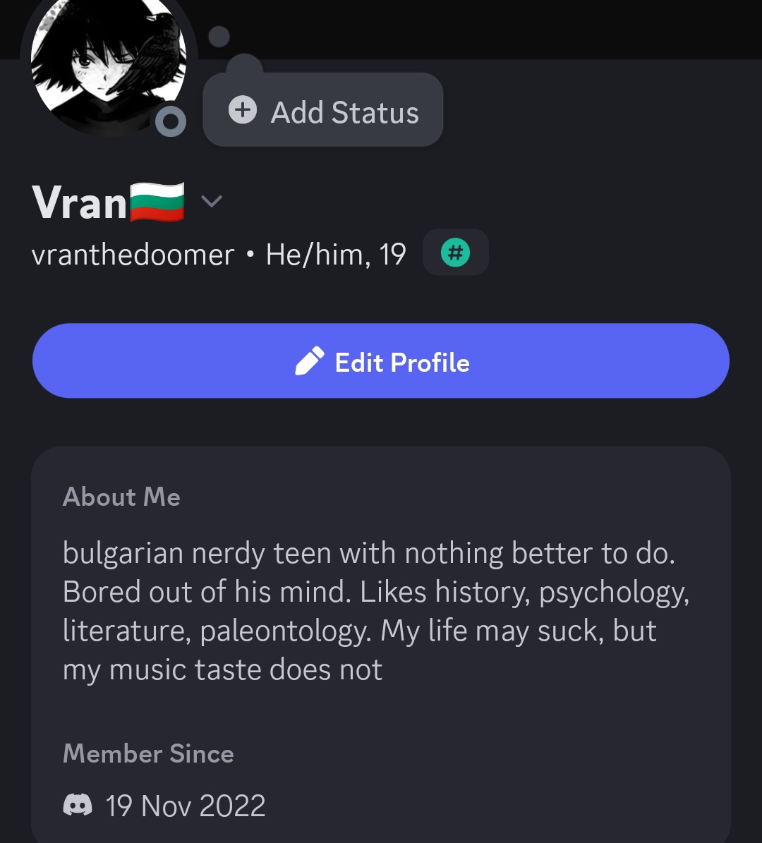 VikVran's tweet image. Since I've stopped using this platform so frequently and getting less traction, i might end up making a server for those of you who are closer to me or who might want to be. Tell me what you think of it (if anyone even sees it). This is my discord btw if anyone wants to friend me