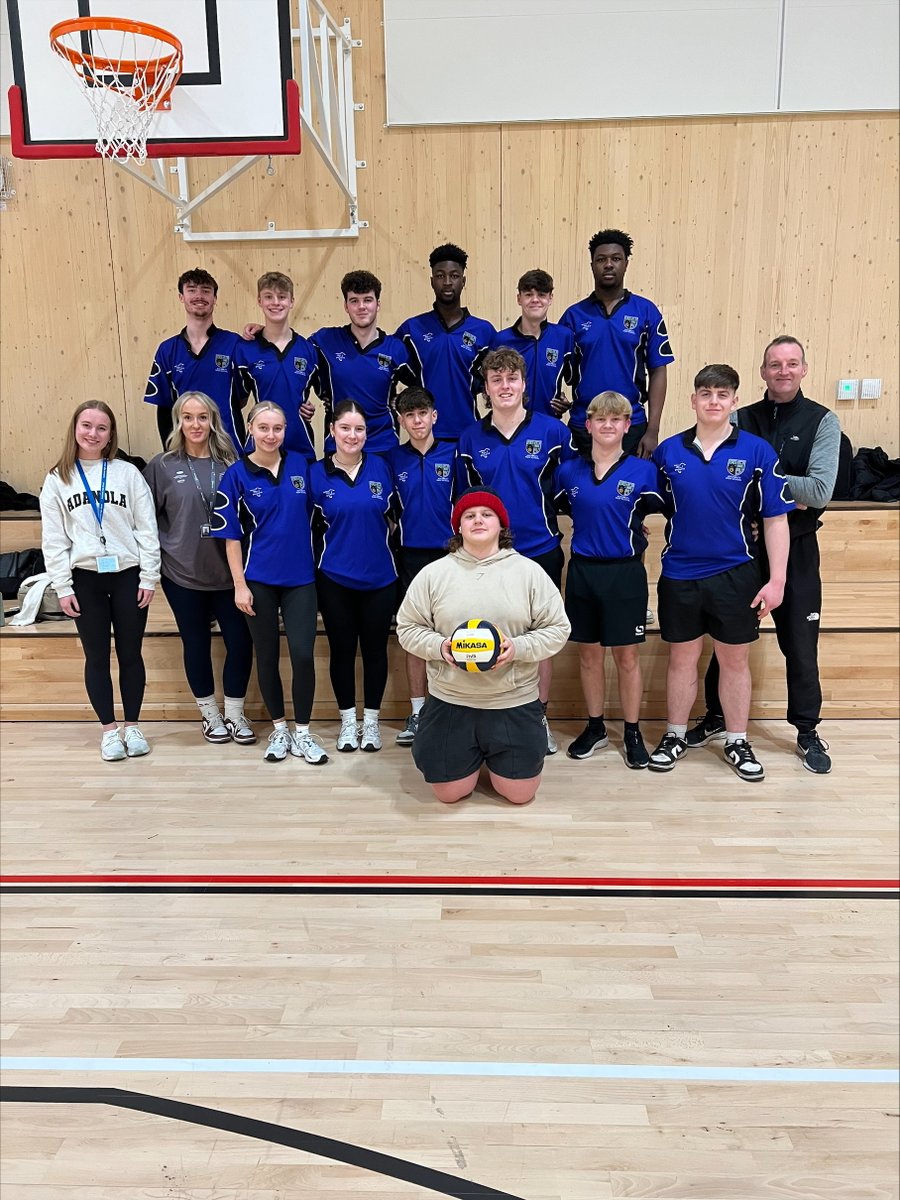 A group of our S6's won a Fife Schools Volleyball Tournament at Dunfermline Learning Campus last night.

Our 3 teams took 1st place in the bronze pool &amp; 1st &amp; 2nd place in the gold pool.

They've created a wonderful social culture around sport and physical activity. (1/2)