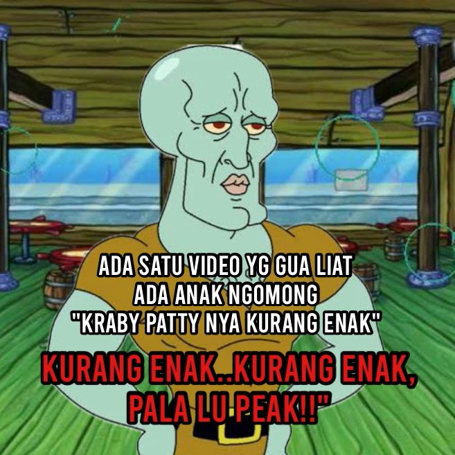 el_avraham's tweet photo. Don't be like Squidward. https://t.co/UW1v4W3cZB