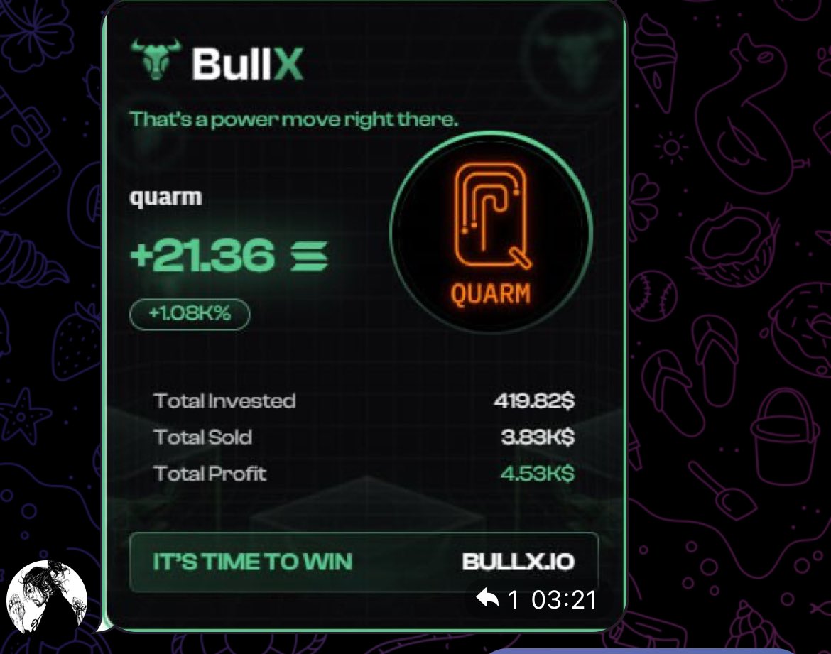 I guess we were early again 🔰

$quarm 70k -> 20m

regardless