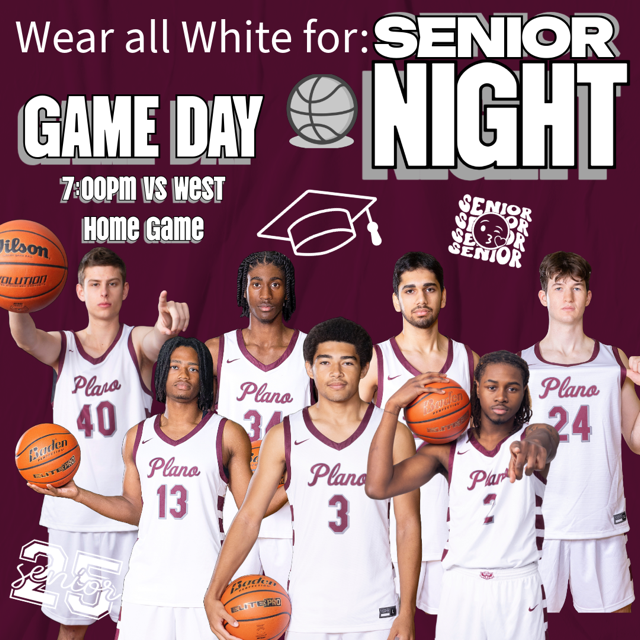 PlanoBasketball's tweet photo. Come out and support our seniors tonight!  Go Wildcats! https://t.co/IUvbkLktTG