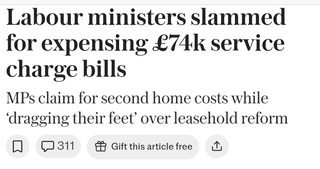 JibbaJabb's tweet image. Labour ministers have charged the taxpayer over £74,000 in #leasehold costs for their second homes while “dragging their feet” on reforms, The Telegraph can reveal.