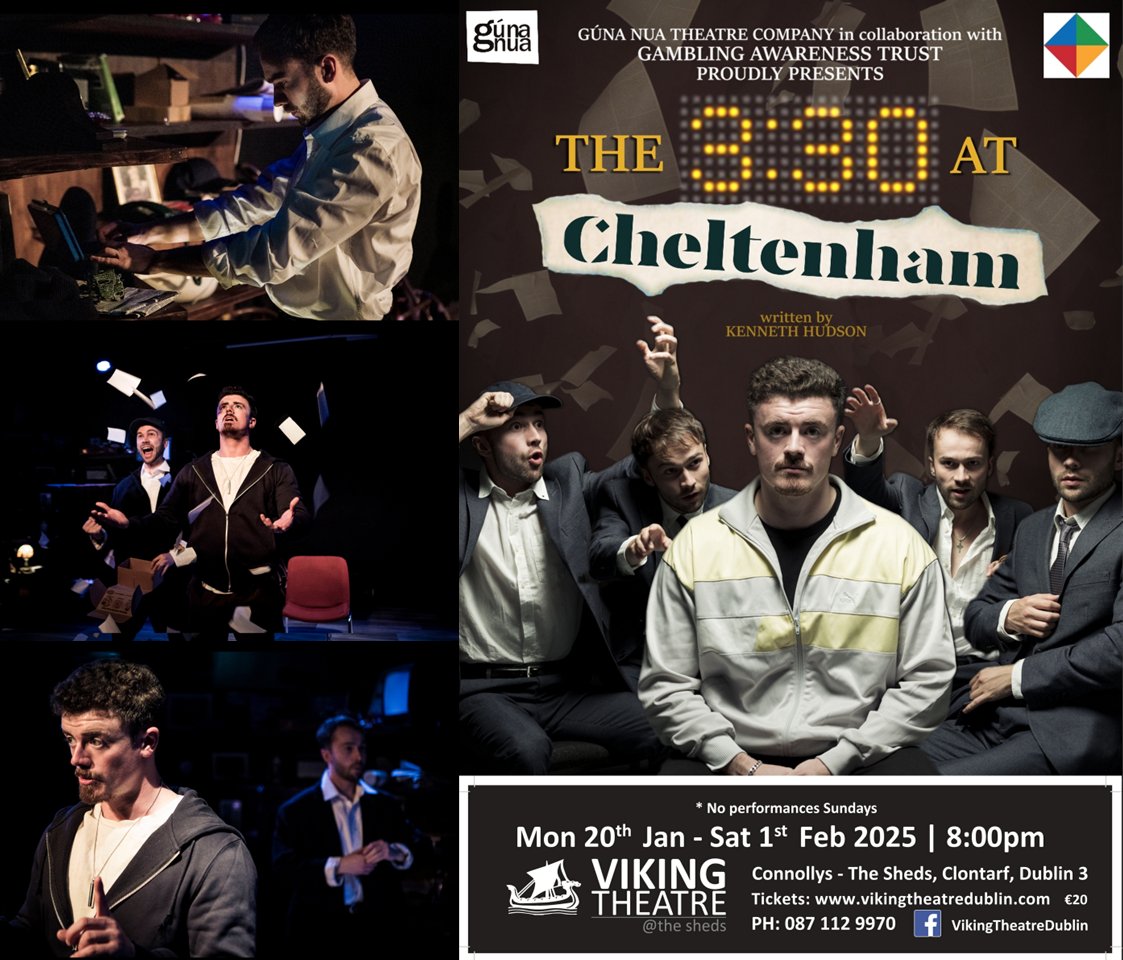 "The 3:30 at Cheltenham" sponsored by Gambling Awareness Trust is coming to The Viking theatre from Jan 20th to Feb 1st, nightly at 8pm. Gambling and sports have long been linked and the Trust is raising awareness in the form of this show.

Tickets here: takeyourseats.ticketsolve.com/ticketbooth/sh…