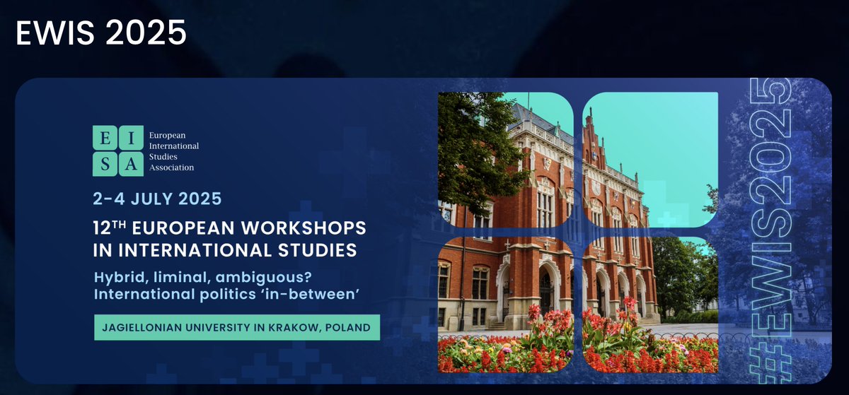Dawid Walentek (@dawid_walentek) on Twitter photo CALL FOR PAPERS Together with <a href="/DrClaraPortela/">DrClaraPortela</a> we are organising a workshop on the European take on economic coercion. Join us in Kraków <a href="/JagiellonskiUni/">Uniwersytet Jagielloński</a> 2-4 July 2025 for #EWIS2025 You can apply at eisa-net.org/ewis-2025/ <a href="/europeanisa/">EISA</a> CALL FOR PAPERS Together with <a href="/DrClaraPortela/">DrClaraPortela</a> we are organising a workshop on the European take on economic coercion. Join us in Kraków <a href="/JagiellonskiUni/">Uniwersytet Jagielloński</a> 2-4 July 2025 for #EWIS2025 You can apply at eisa-net.org/ewis-2025/ <a href="/europeanisa/">EISA</a>