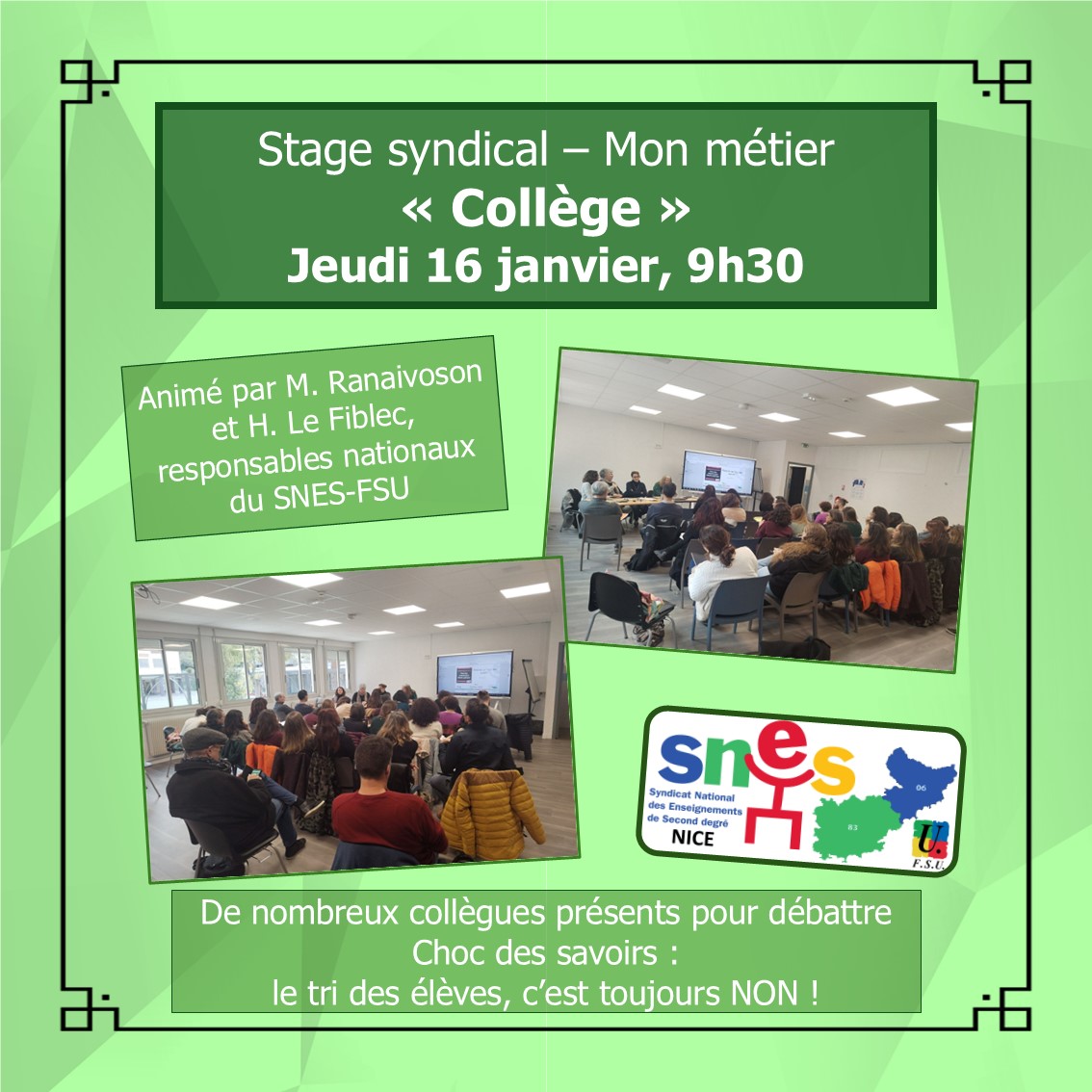 SNES-FSU Aca de Nice tweet media