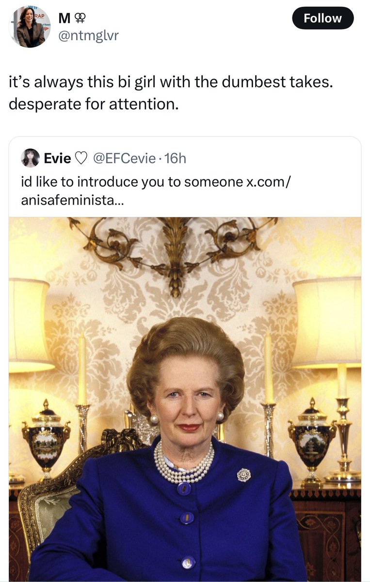 cant even hate on thatcher without the woke trying to cancel you