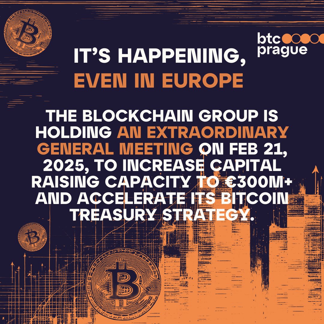 Bitcoin treasuries are growing – even in Europe! 🇪🇺 @_ALTBG, led by  @AlexandreLaizet, is pushing forward with its Bitcoin treasury strategy and  increasing its capital raising capacity to €300M+ 🚀 On February