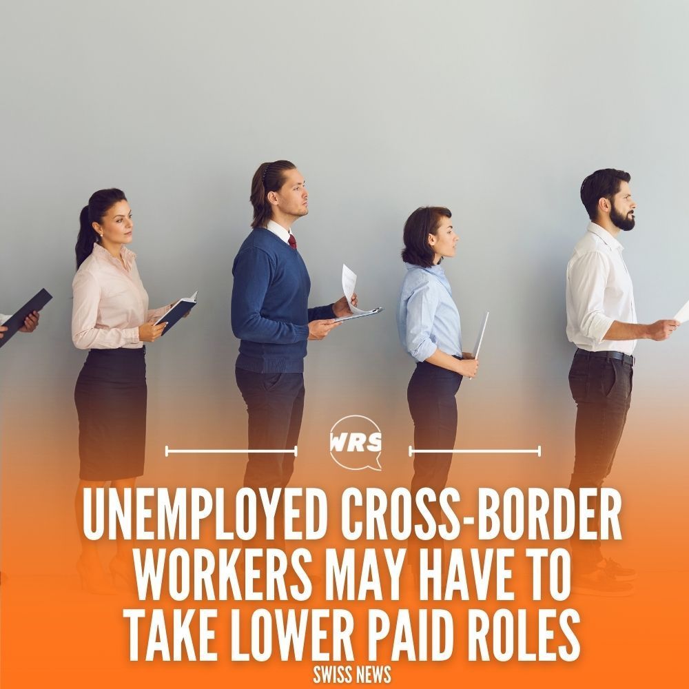 This may force job-seekers to accept a role which pays an acceptable French level salary, not a higher Swiss rate. 

worldradio.ch/news/bitesize-…