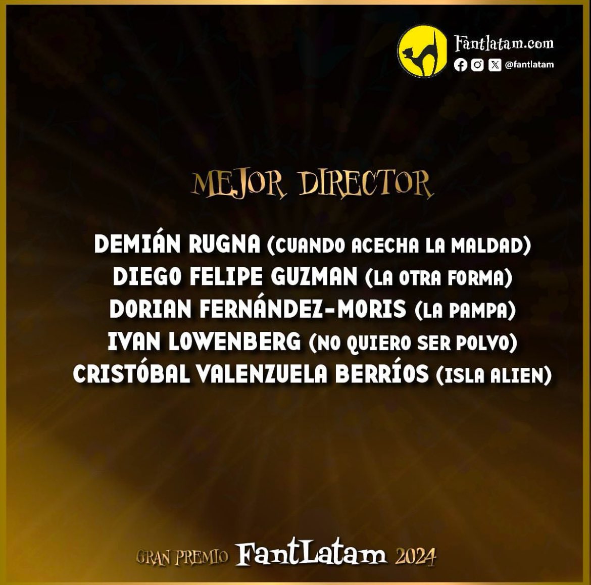noxfilmfest's tweet photo. Los invitamos a ver la Ceremonia de Entrega del Gran Premio FANTLATAM. Les compartimos el link del streaming. 

https://t.co/cCxBvRQB3B https://t.co/XRYbW6B6iy