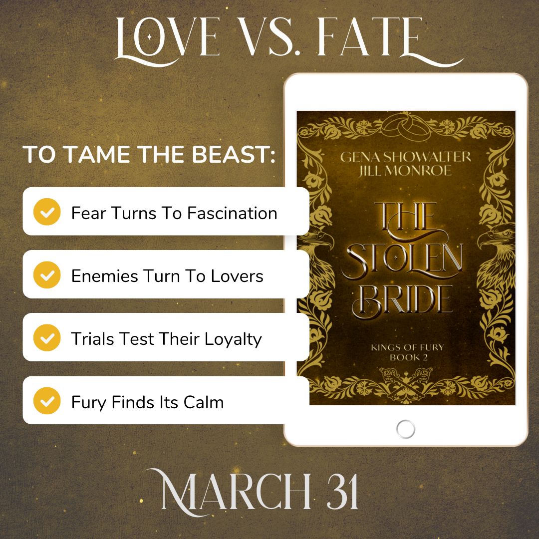 skybookstwt's tweet photo. ⚜️It’s cover reveal day for The Stolen Bride by @genashowalter &amp; @JillMonroe –drops March 31rd! Pre-Order now!⚜️ 

Amazon: https://t.co/jPk3ha1FBN 

Apple: https://t.co/gFHMBoRwdg

#CoverReveal #GenaShowalter #JillMonroe https://t.co/kpkb79RXGh