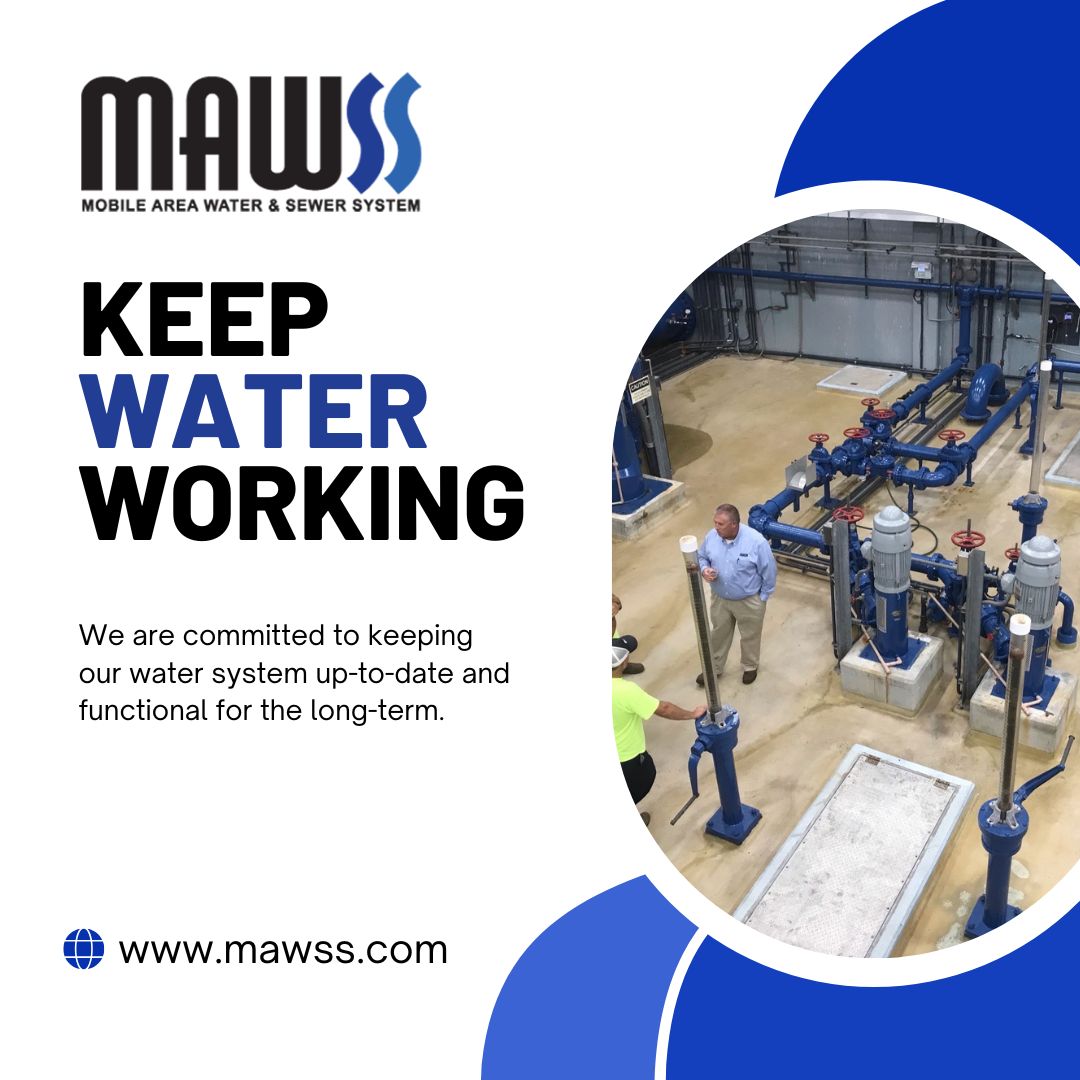 MAWSSOfficial's tweet image. #MAWSS is working hard to secure a better future for our water infrastructure. We are committed to keeping our water system up-to-date and functional for the long-term. #SecureWaterFuture #KeepWaterWorking #InfrastructureMatters #InvestInOurFuture