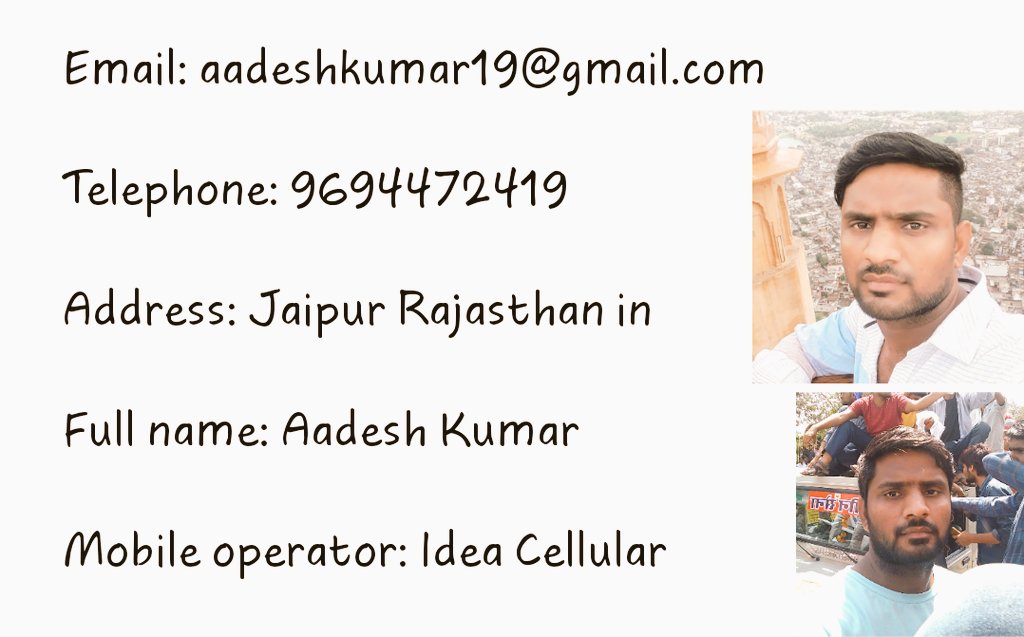 yuyutsurao's tweet photo. Meet @divyakumaari aka Aadesh Kumar 
This 36 year old unemployed person sits in Jaipur and posts wrong information and objectionable posts against Hindu religion every day. https://t.co/VmunumBSGv