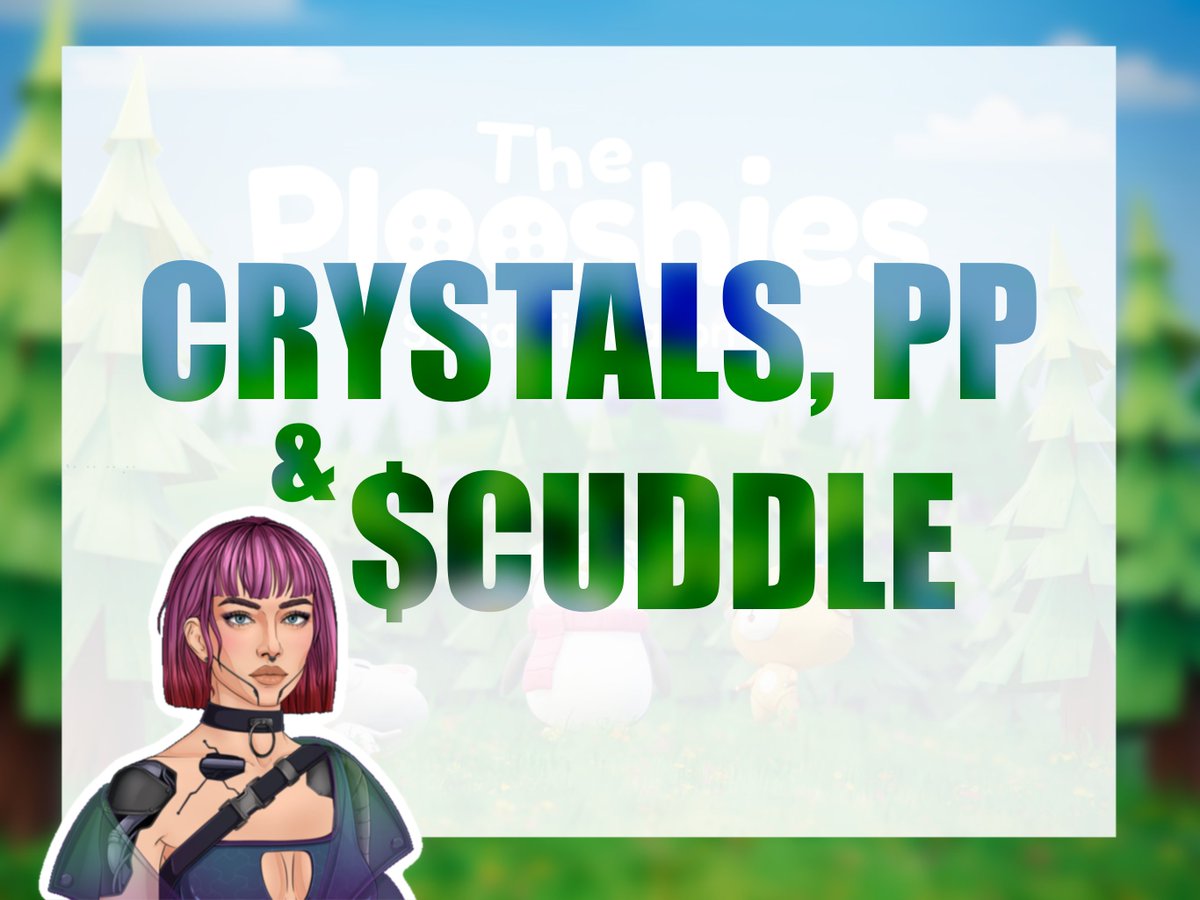 meta_artmuse's tweet image. Imagine owning a magical garden where gems just… grow. No fertilizer, no weeding, just pure profit. 

Sound too good to be true? Meet Crystals, PP, and $CUDDLE tokens.

Here’s how to turn virtual gardening into real rewards in @ThePlooshies 🏡👇