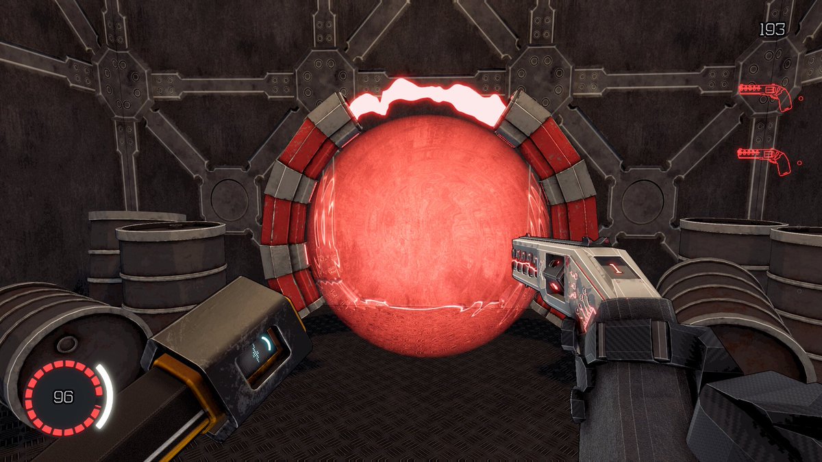 vortexczech's tweet photo. V únoru vyjde další česká first person akce. Kdo potřebuje během střelby přebíjet, když má v Machinicide nekonečné zásoby zbraní https://t.co/EDjZWUbcVk https://t.co/J32hkT6VkY