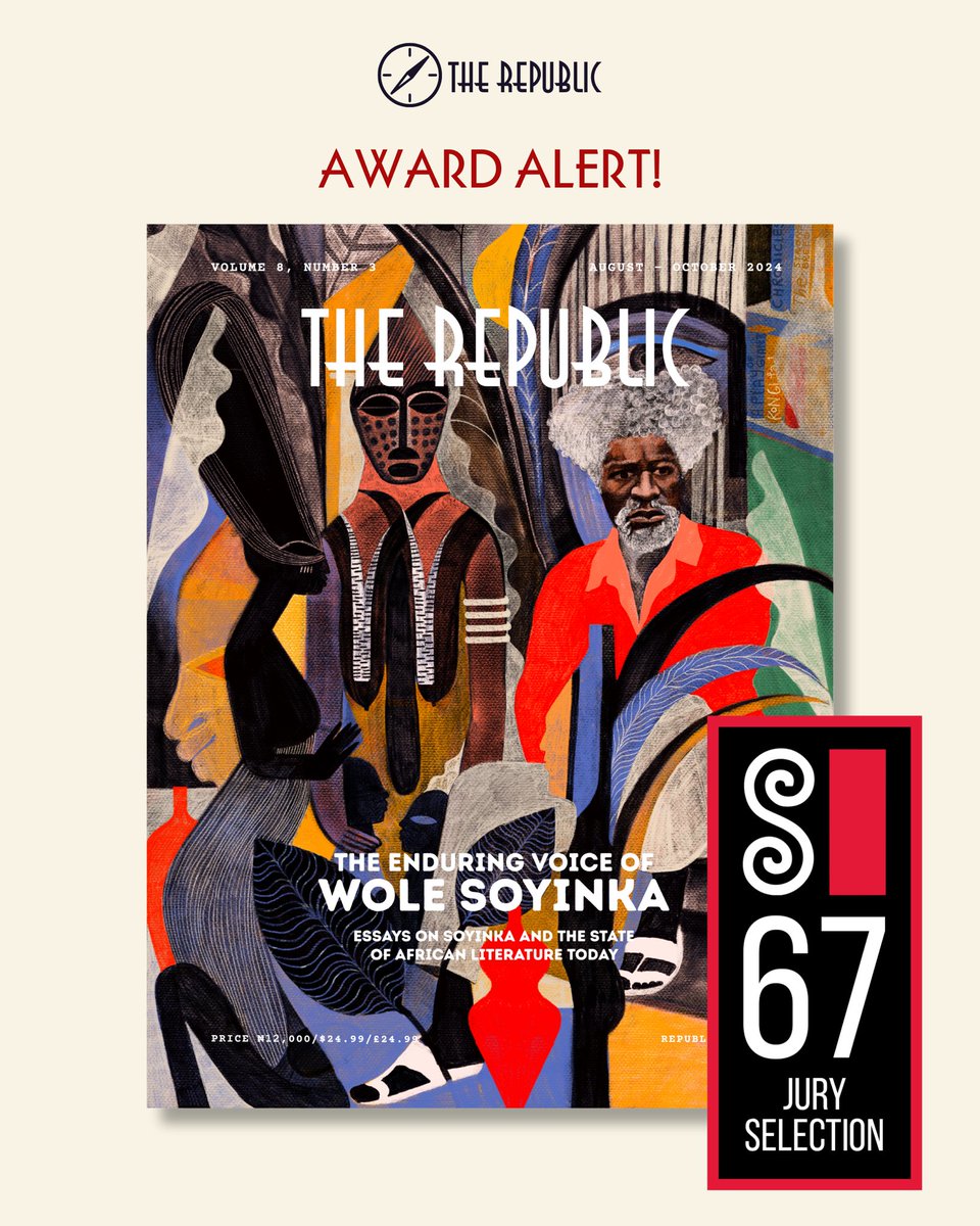 WalleLawal's tweet photo. Pleased to share that two @republicjournal covers have been awarded by the Society of Illustrators (@SOI128) in New York at Illustrators 67, an annual exhibit featuring the most outstanding works of the year by leading contemporary illustrators worldwide. https://t.co/NtJCPoOJJw