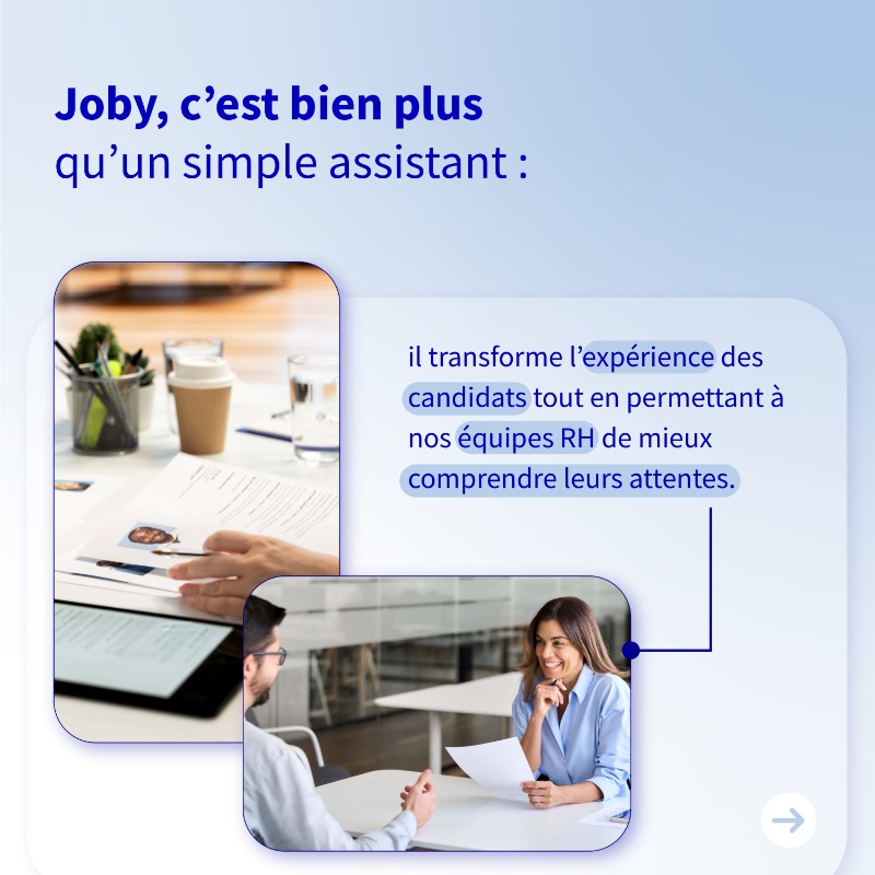 AXAJobs_fr's tweet photo. 🔎En recherche d’une nouvelle opportunité ? AXA simplifie vos démarches avec Joby, notre chatbot #IA générative.
💡Des infos instantanées, une expérience facile et fluide !
Découvrez ses nouvelles fonctionnalités sur notre site carrière ➡️https://t.co/vVe8oUCaBg
#AXARecrute