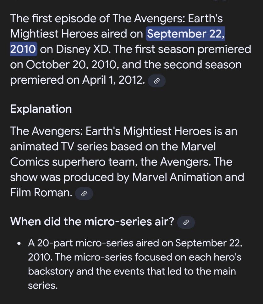Diddlebob13's tweet photo. @ComicLoverMari So are yall stupid or what? Avengers EMH is a show made after the mcu started like cmon yall can't be this dumb almost 3 year diff just short some change like seriously ppl https://t.co/SOZXHoPkkE