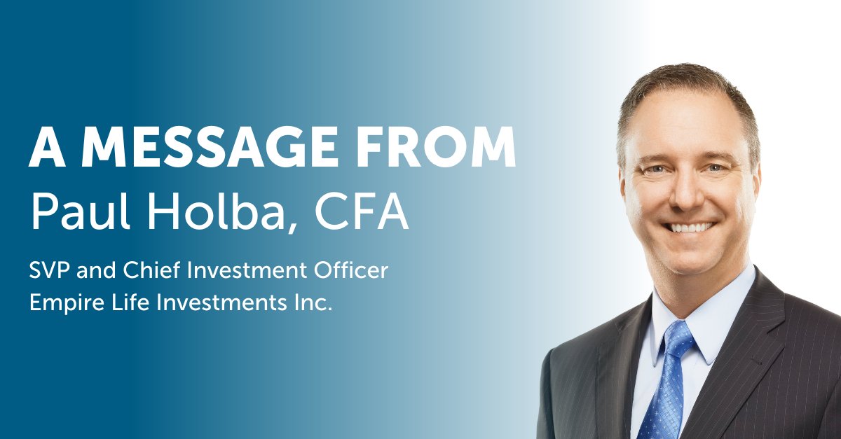 What’s in store for investors in 2025? Paul Holba, SVP and CIO of Empire Life Investments Inc., shares key perspectives on the year ahead. Watch his insights! ow.ly/4HBw50UIo8r 

#Investing #MarketTrends