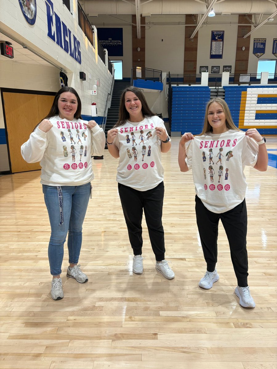 Repping our Seniors today 🩷! 

Come out &amp; support our LEB Seniors tonight @ HOME, 6PM VS North Cobb!