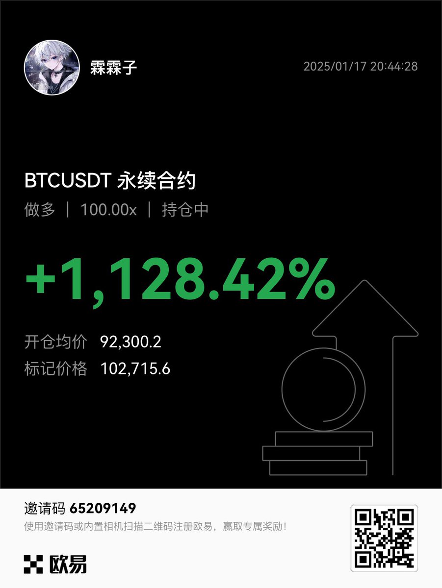 趋势单布局很成功