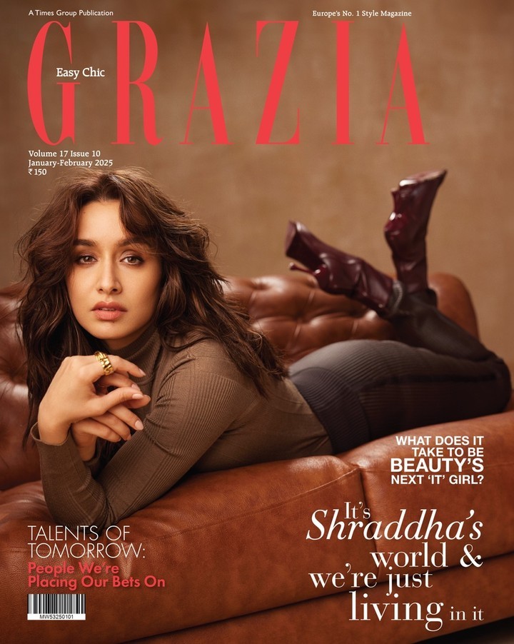 TeamShraddhaKPR's tweet photo. Shraddha Kapoor stuns on the latest magazine cover of Grazia. https://t.co/SGIT2l16Vq