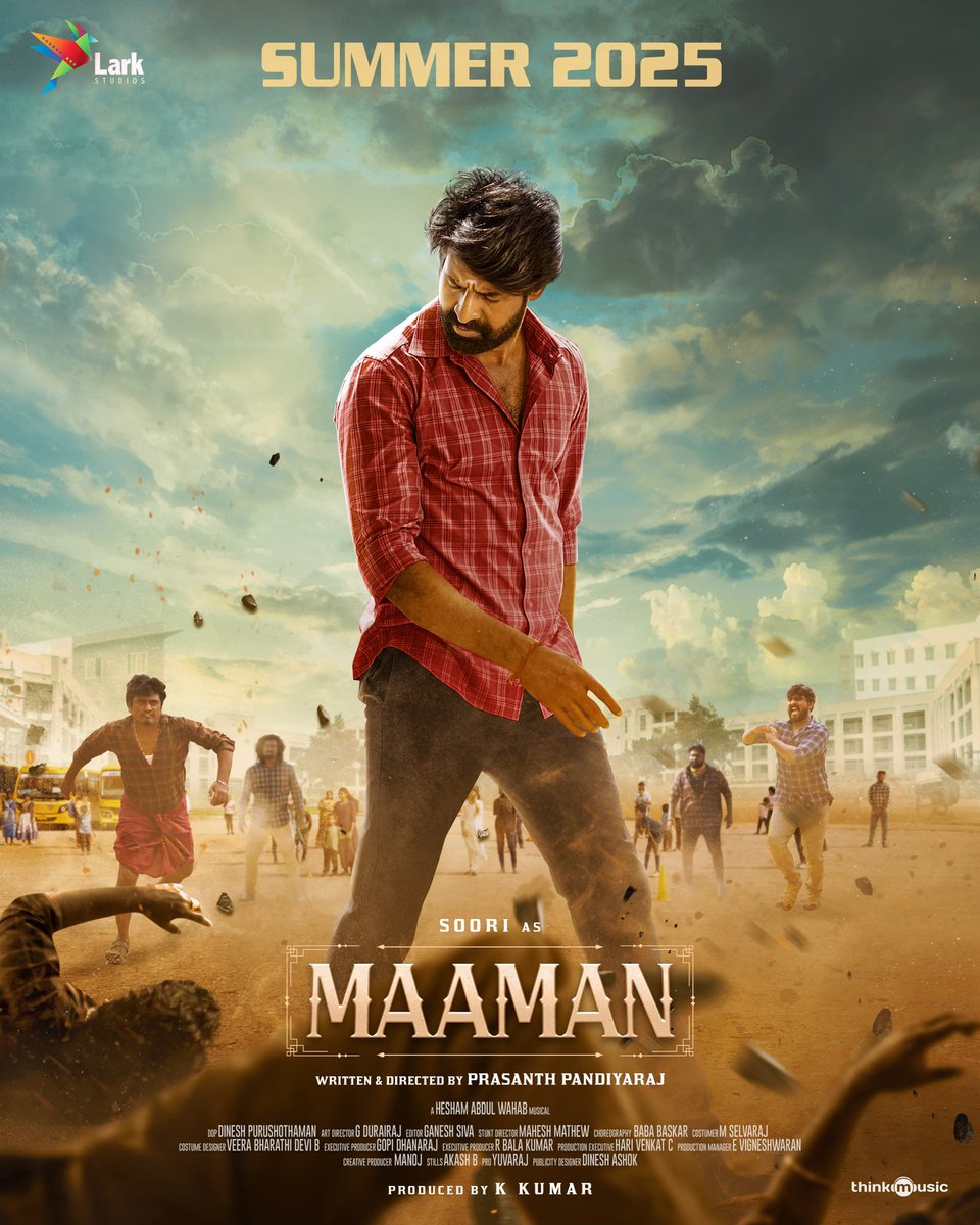 sekartweets's tweet photo. First look posters of #Maaman, summer 2025 release !
#MaamanFirstLook
@sooriofficial @p_santh @kumarkarupannan @larkstudios1 https://t.co/4V85xd6vWz