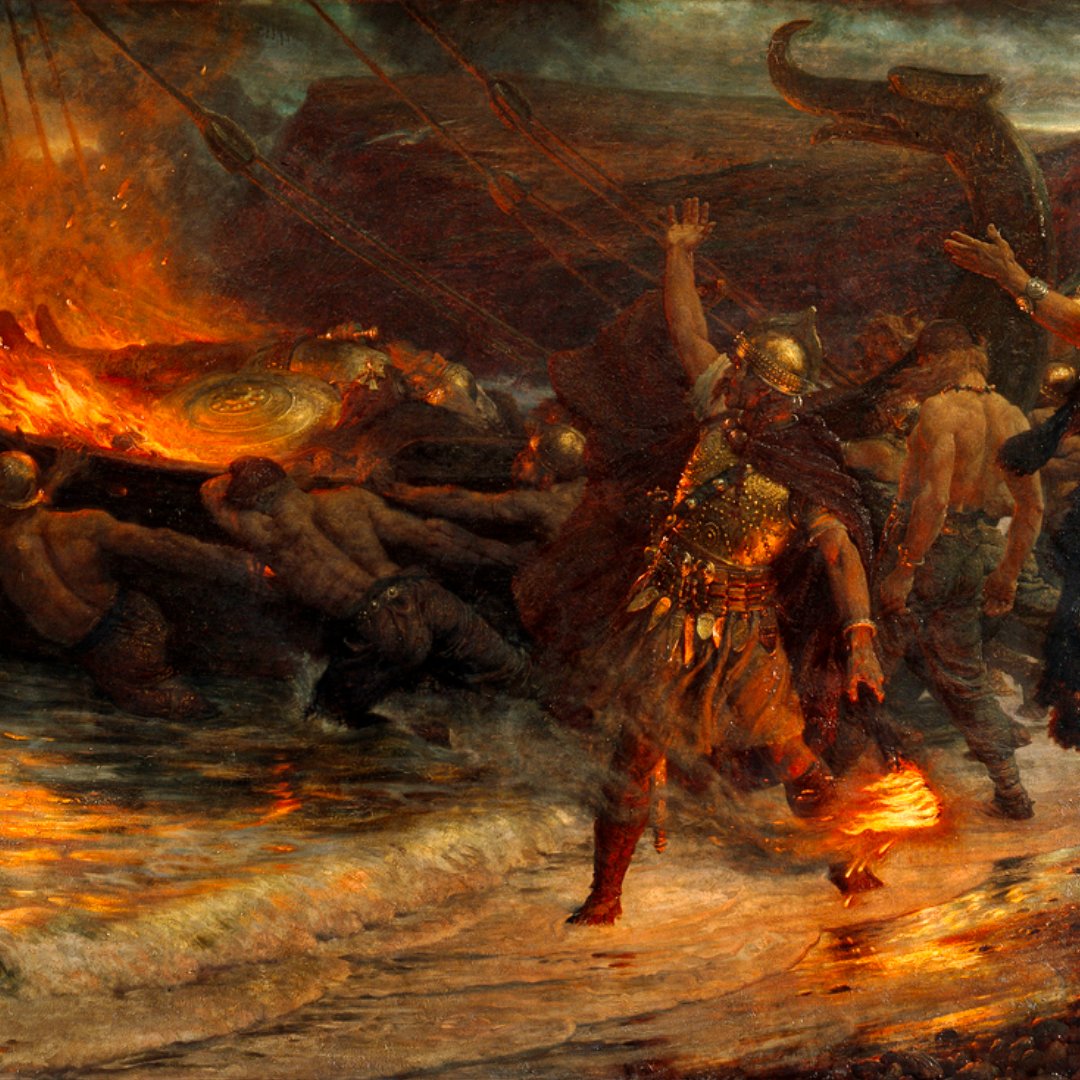 colingorrie's tweet image. Most people use Norse words dozens of times every day without noticing.

They’re everyday words like “take,” “sky,” and “want” — even a word as basic as “they” comes from the Vikings.

How did the English language become so Norse?

It’s a story that begins in bloodshed... 🧵