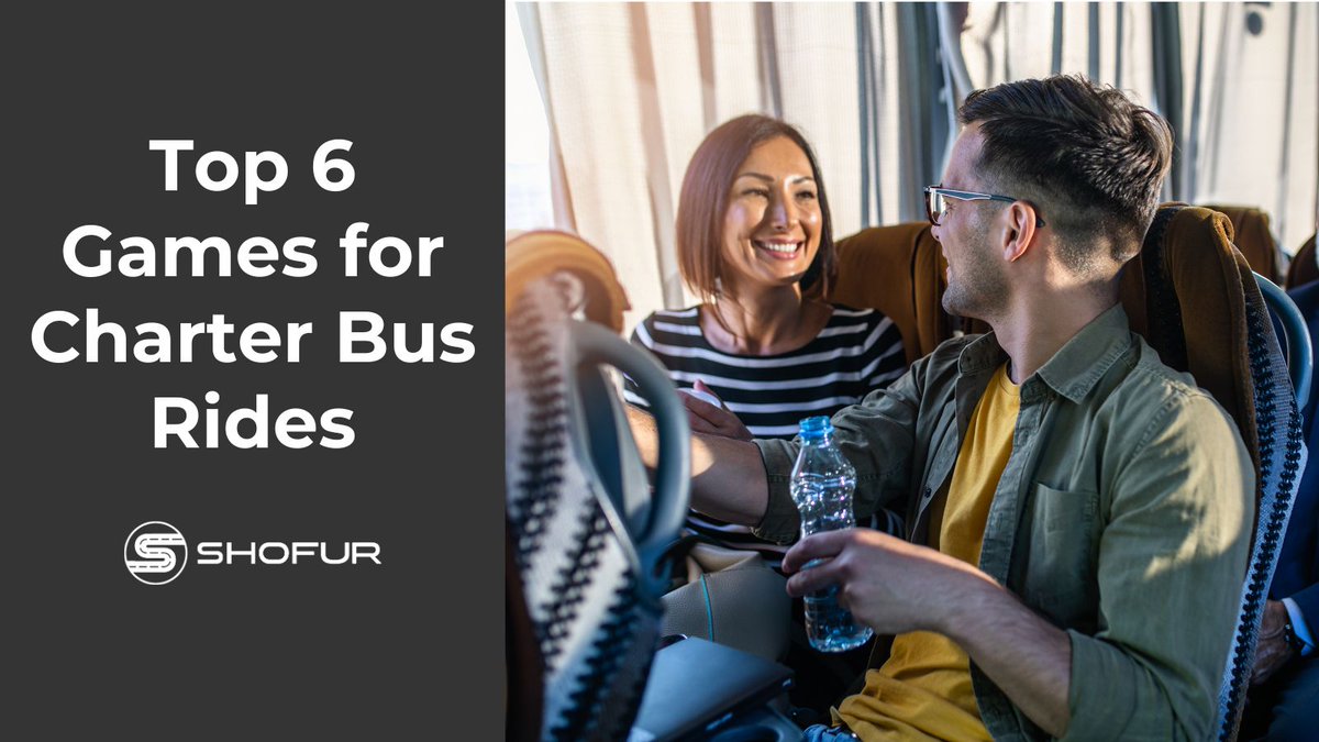 Whether you need to kill time on a long road trip or squeeze in some team-building activities while stuck in traffic, we put together some of our favorite #games to play on a charter bus! Read more on our blog: shofur.com/blog/charter-b…