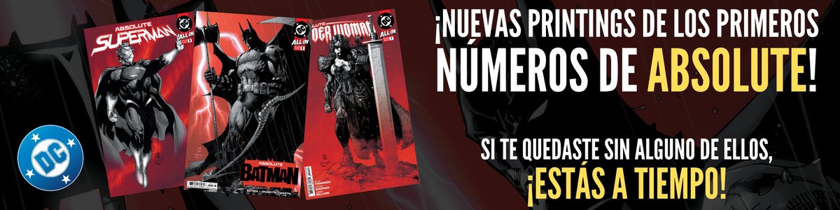 ⚠ ¡Tenemos hasta el lunes 20 de febrero para recibir pedidos de los primeros números de las reimpresiones del Universo Absolute de DC! ¡Que no se os escapen!

previews.elektracomic.com/catalogsearch/…