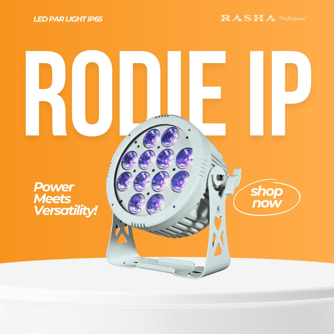 Rashalights's tweet image. Discover the Rodie Battery-Operated LED Up Light IP65—portable, durable, and weather-resistant. 

Perfect for any event setting. zurl.co/Kjzlu 

#Rashaprofessional #LedParLight #IP65 #RashaLighting #EventGear