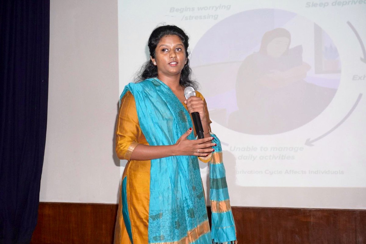 INS_Vishwakarma's tweet photo. 🧠"Mind matters most"✨
Clinical Psychologist Mrs. Shruthi conducted an insightful lecture on 💪🏼 mental health for Ship’s Coy & undertrainees of #INS_Vishwakarma, highlighting resilience, self-care & emotional wellbeing.🧘🏽♂️
#LargeNavyMindset
#NationFirst
#MentalHealthMatters https://t.co/1304R6erP9