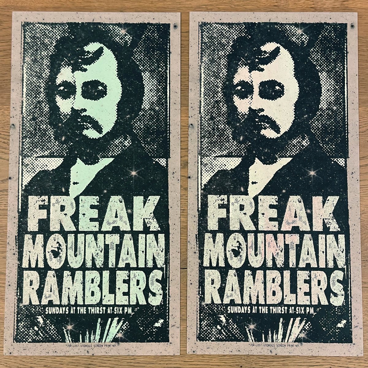 Gregory_Ego's tweet photo. Freak Mountain Ramblers poster by Lost Utensils (who also has done a slew of print work for Michael Hurley)...

https://t.co/rbvZ7DCdT5 https://t.co/FhXNdDhSxY
