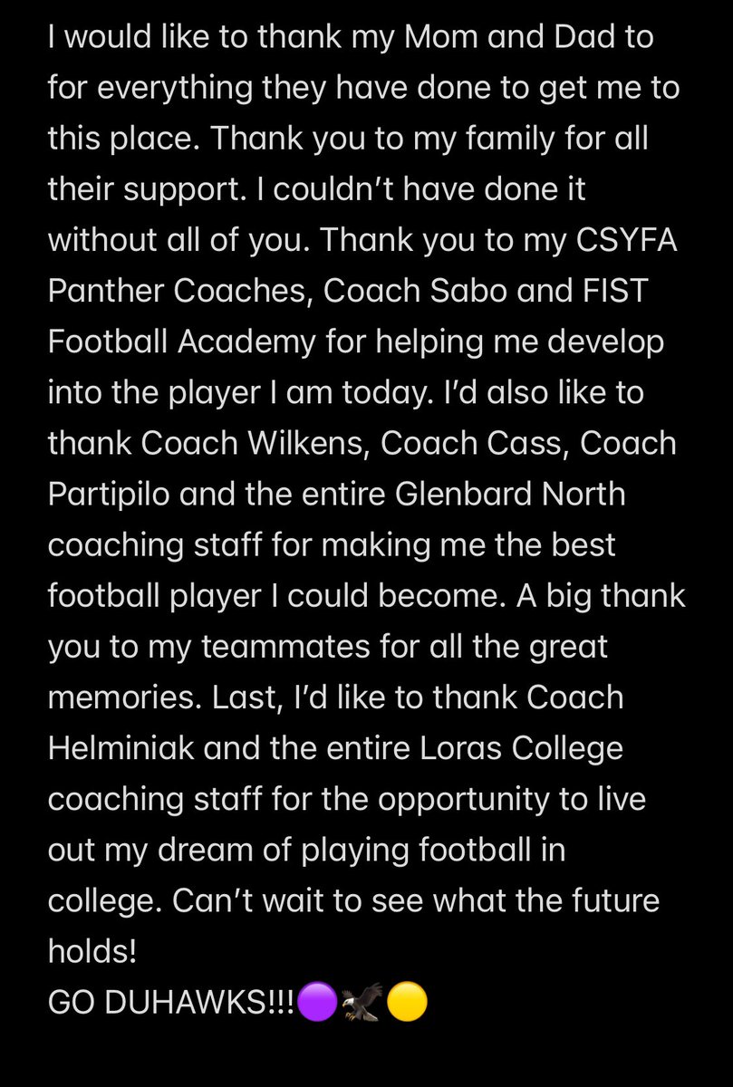 Ted_Dost's tweet image. Commited!!!🟣🟡@LorasCollegeFB @FISTFootball @CoachSaboFIST @PrepRedzoneIL @hddngemscouting @CoachHLorasFB
