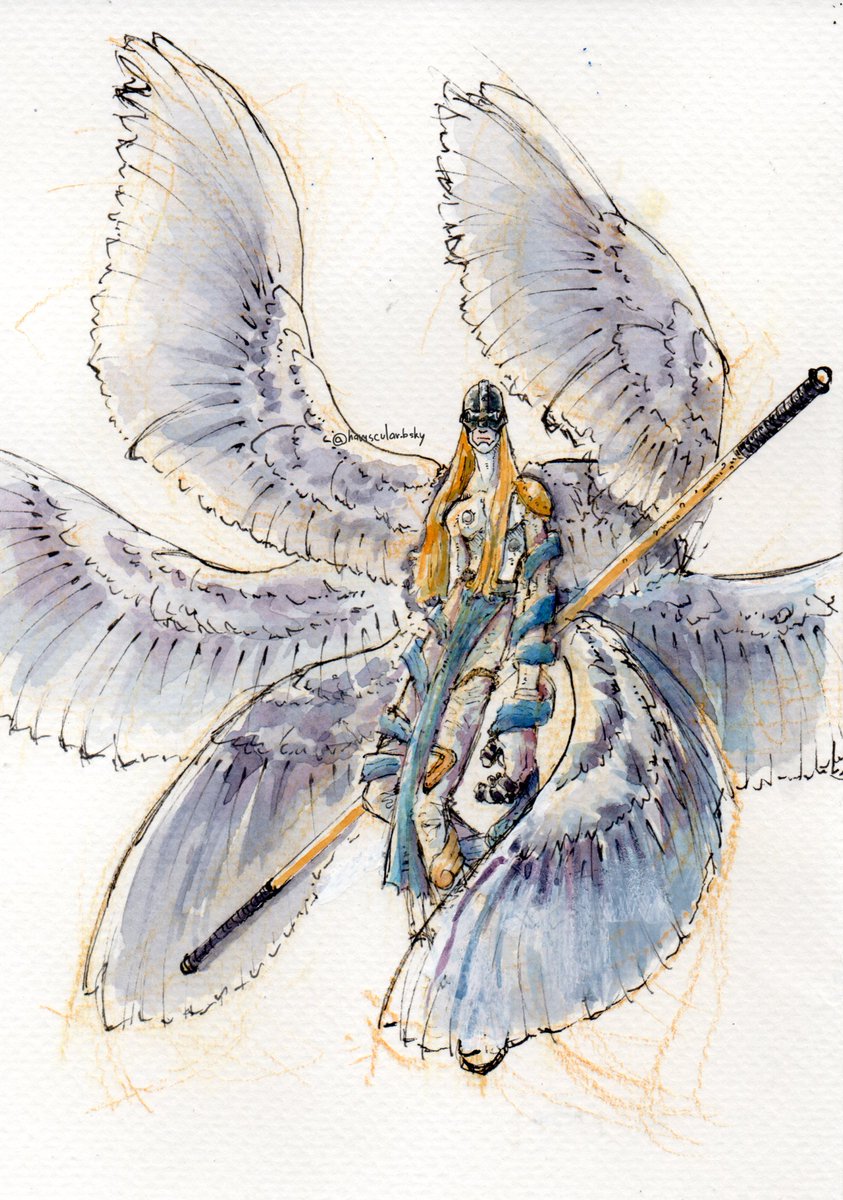 anneg_ay's tweet photo. never draw wings again😭 #Digimon https://t.co/bmWPIkmySo
