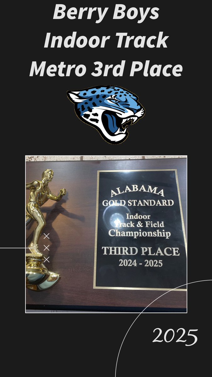 So proud of our Berry Boys Indoor Track Team!