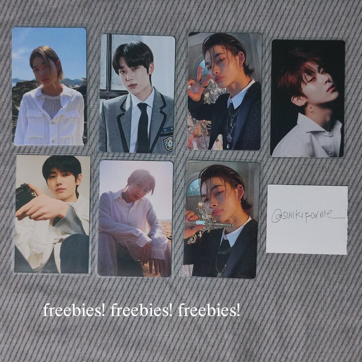 sunkiforme_'s tweet photo. wts lfb ph | help rt

°QUITSALE ENHYPEN PCS

• assorted pcs
• can tingi
• if take all, price is negotiable 
• in mint condition
• w/ free pcs
• payo

rfs: not collecting anymore

t. enhypen jungwon heeseung jay jake sunghoon sunoo ni-ki https://t.co/iRAndFoT3Q