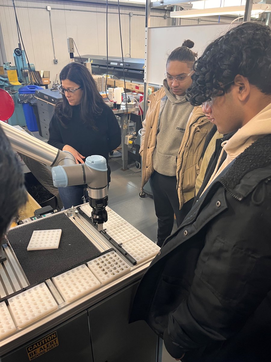 We had the pleasure of hosting #engineering students from Randolph HS. Through an interactive tour &amp; discussion with some of our team-members they were able to gain exposure &amp; insight into #advmfg and how some of the principals they’re learning about are applied within industry.
