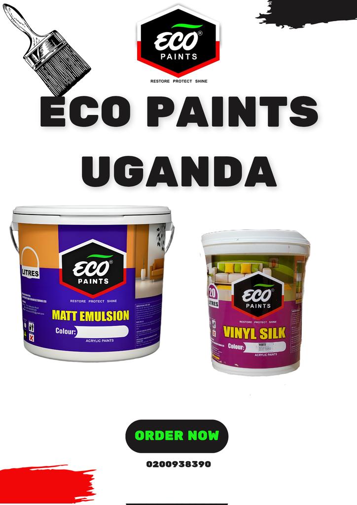 Ecopaints1's tweet photo. Transform your spaces with the perfect finish! 🌟 Choose from our premium Matt Emulsion Paint for a smooth, sophisticated look or our durable Vinyl Silk Paint for a glossy, easy-to-clean finish.
📞 : 0200938390
#MattEmulsion #VinylSilk #PremiumPaints #UgandaMade  #CallToOrder https://t.co/yo6LXUeeyf