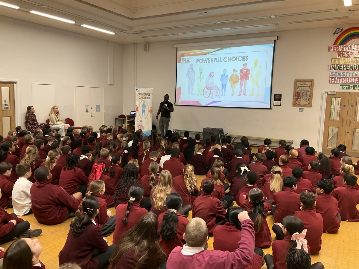 Year 5 and 6 have started their 3 day workshop with <a href="/bigfootarts/">Bigfoot Arts Education (HQ)</a> on positive choices and online behaviour!