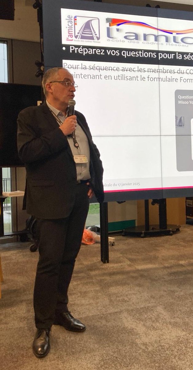 L'Assemblée démarre avec un mot du Président de  l'Amicale