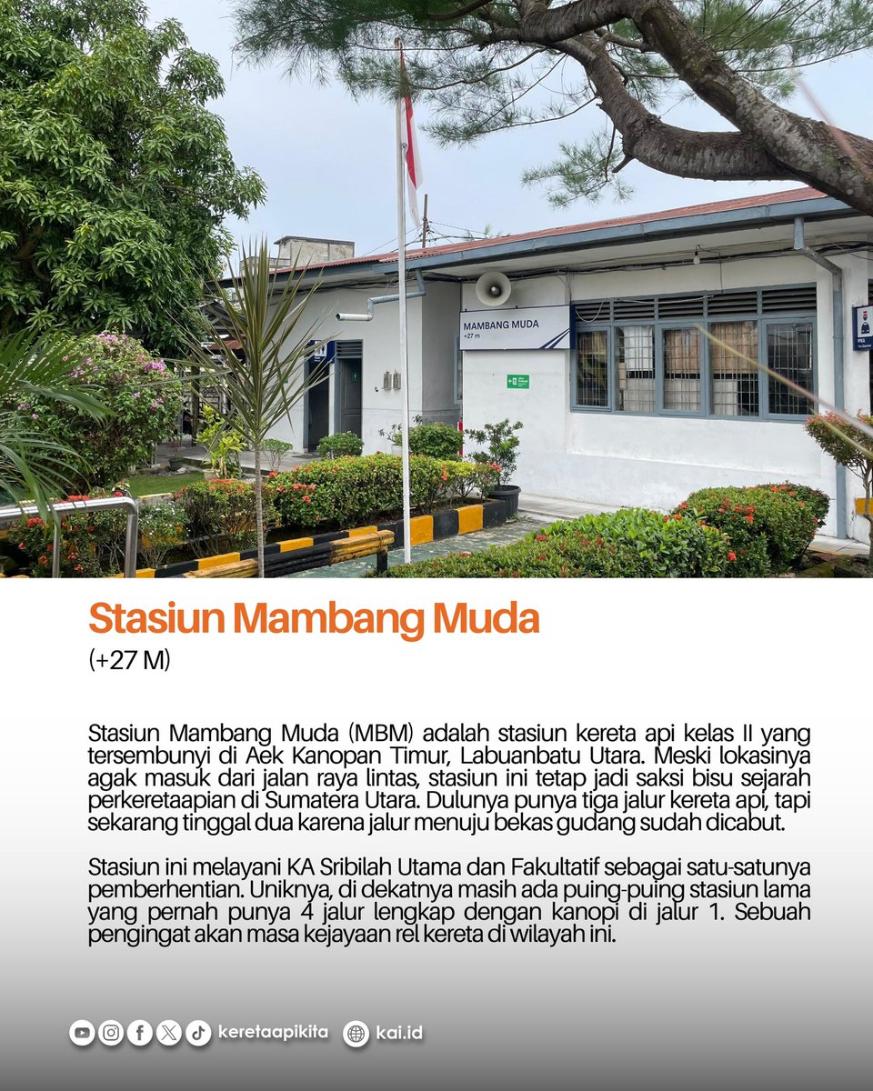 keretaapikita's tweet photo. Yuk, jelajahi Sumatera Utara dengan naik kereta! Praktis, nyaman, dan pastinya penuh pengalaman seru. Tag temanmu buat naik kereta di Sumatera Utara!
#keretaapikita #NaikKereta #ExploreSumut #KeretaApiIndonesia https://t.co/VV4dqhXppb