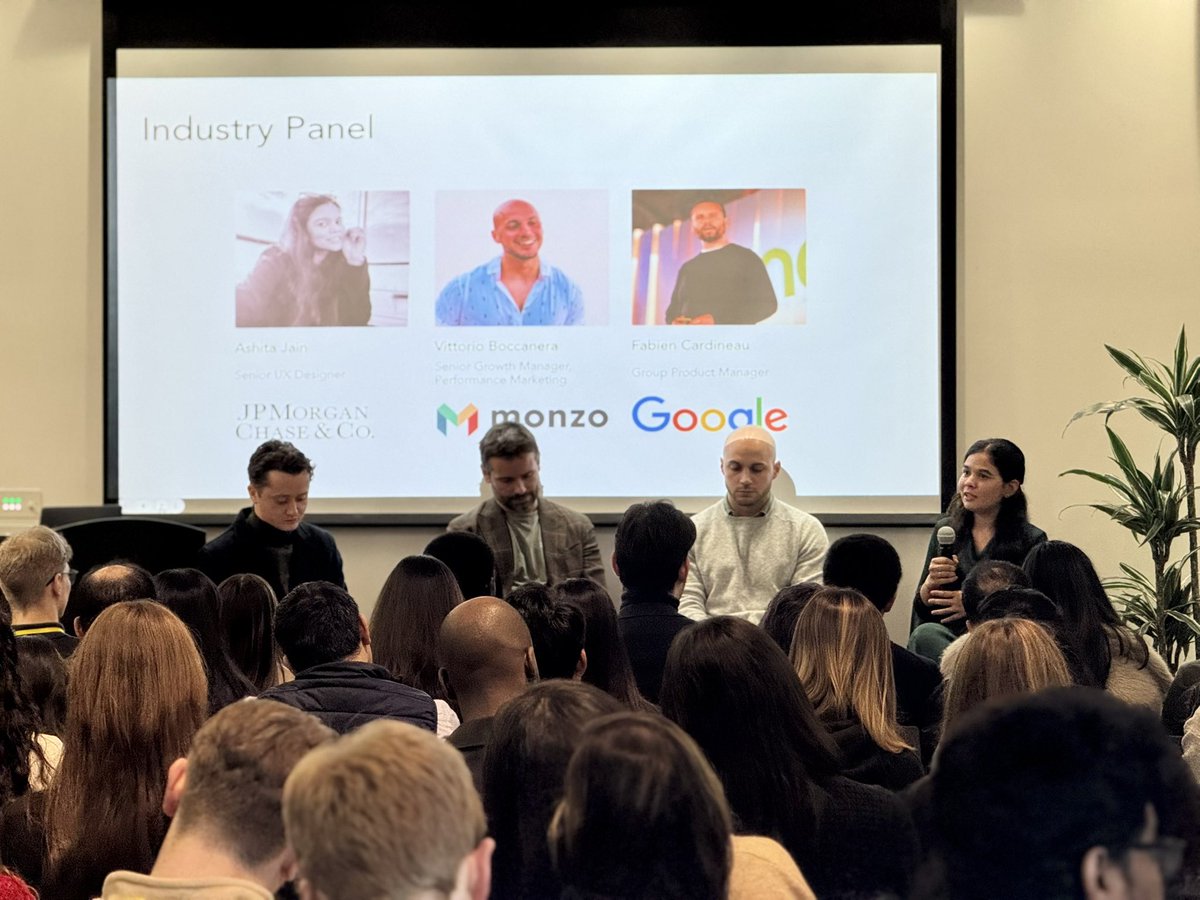 ashitajain06's tweet photo. It was a privilege to join this panel of incredible professionals at the BrainStation event. We explored the intersections of UX, product, and marketing in shaping a digital-first world, reflecting on how thoughtful design can make technology truly human-centric.
@BrainStation https://t.co/Rl33RenjEf